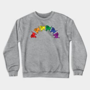 Pride Dog Rainbow Crewneck Sweatshirt